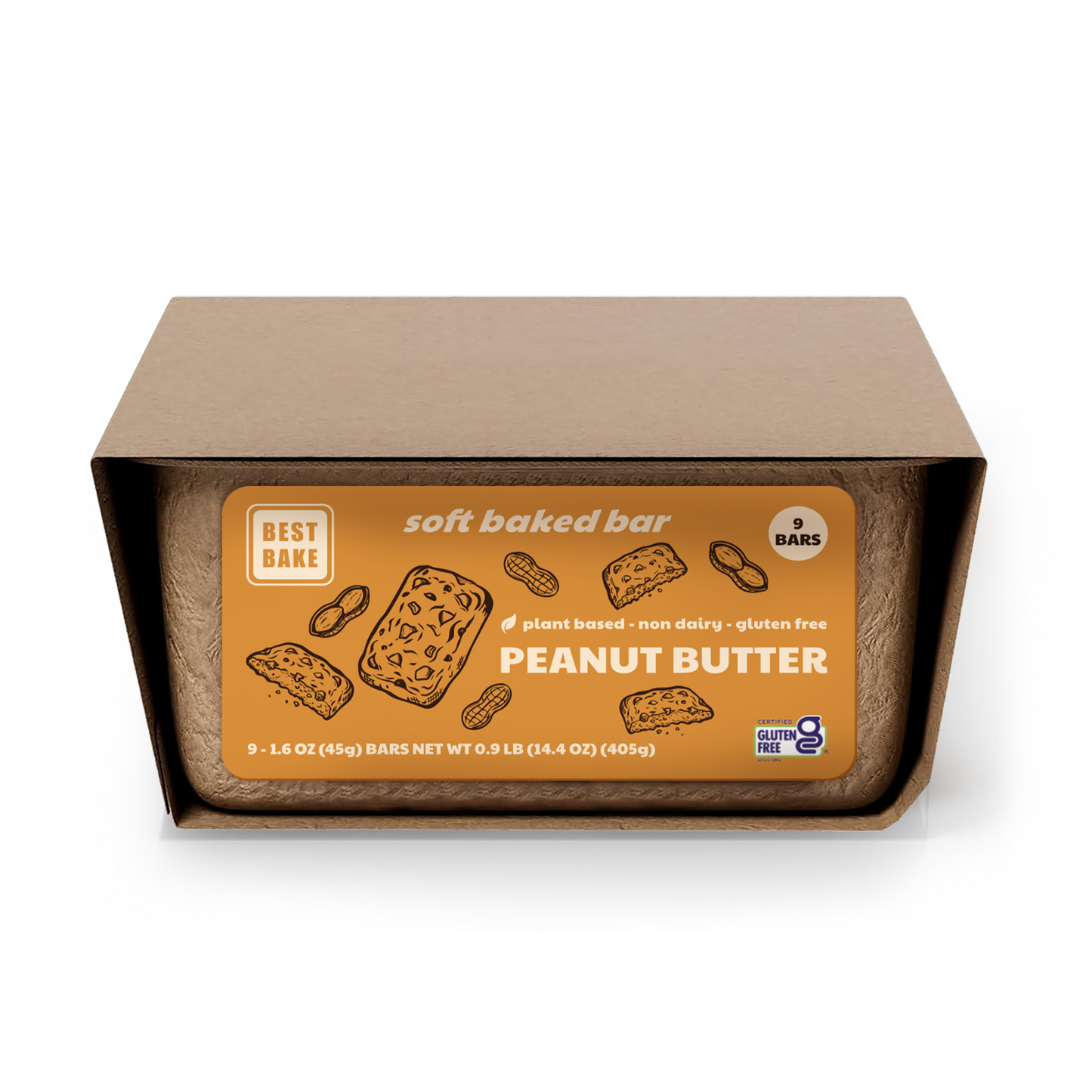 Best Bake Soft Baked Bar - Peanut Butter 9 Pack