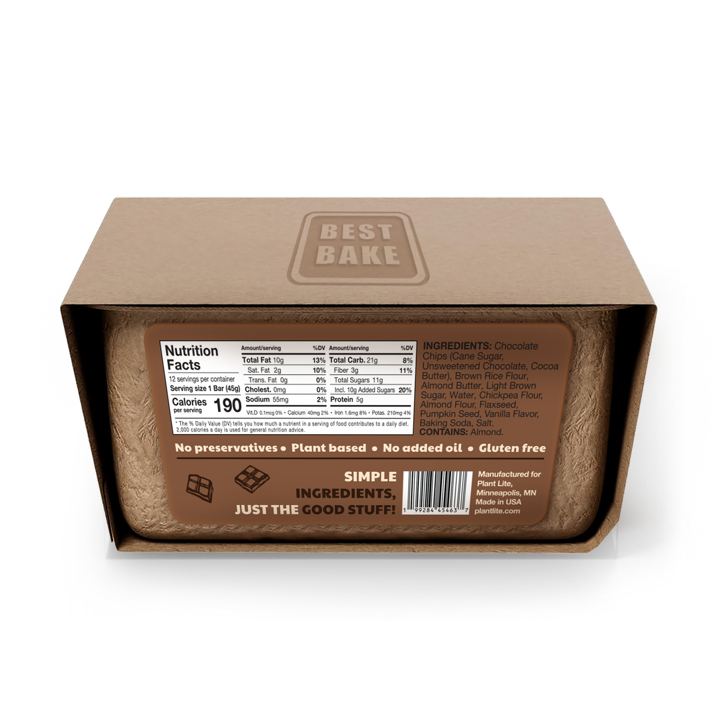Best Bake Soft Baked Bar - Chocolate Chip 12 Pack