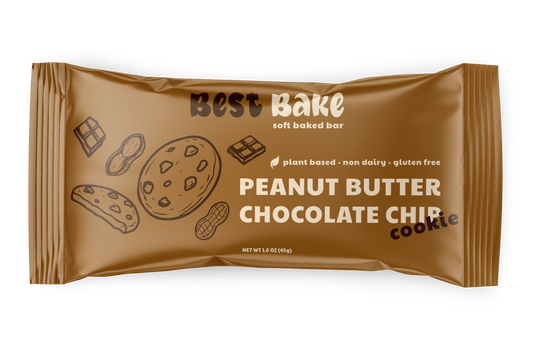 Peanut Butter Chocolate Chip Cookie Bar 12 Pack