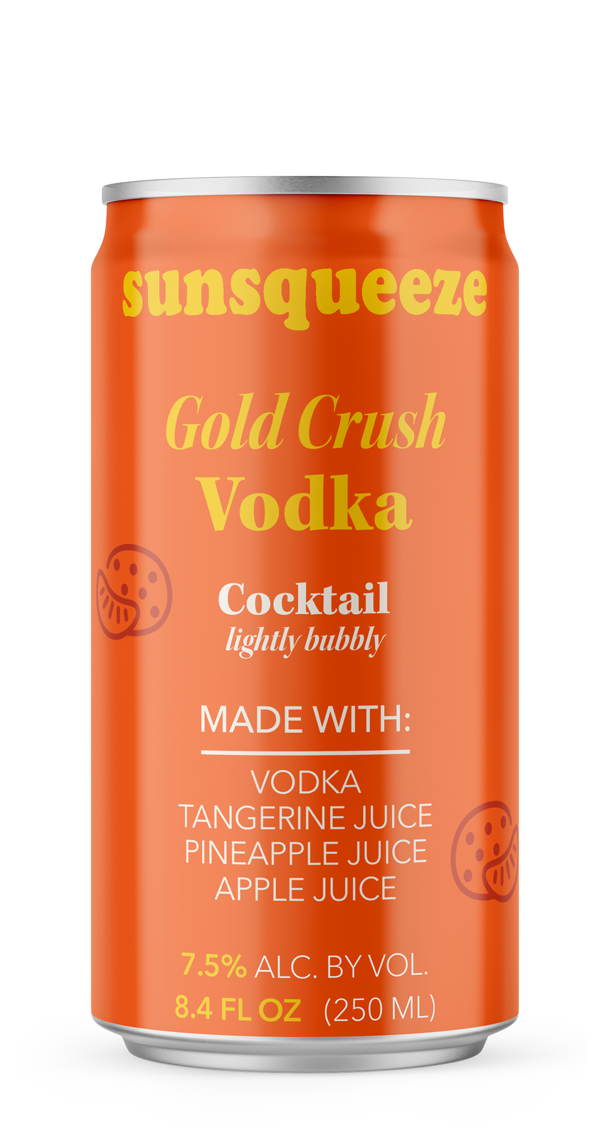 Sun Squeeze Cocktail - Gold Crush 4 Pack