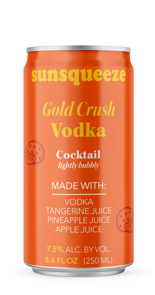 Sun Squeeze Cocktail - Gold Crush 4 Pack