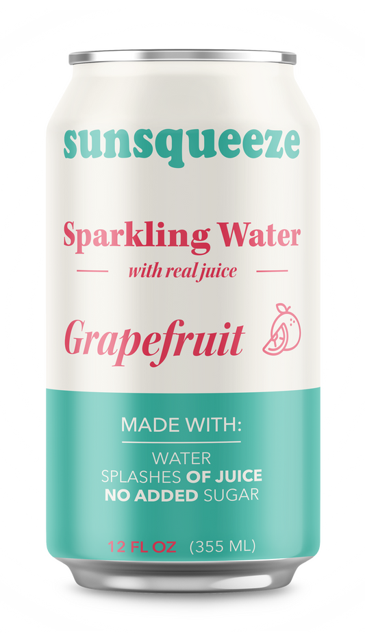 Sun Squeeze Sparkling Water - Grapefruit 8 Pack