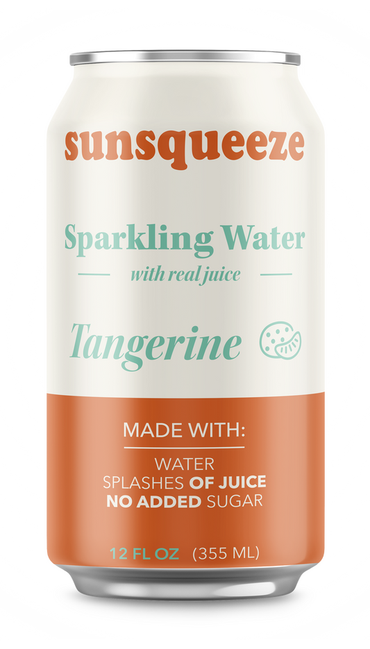 Sun Squeeze Sparkling Water - Tangerine 8 Pack