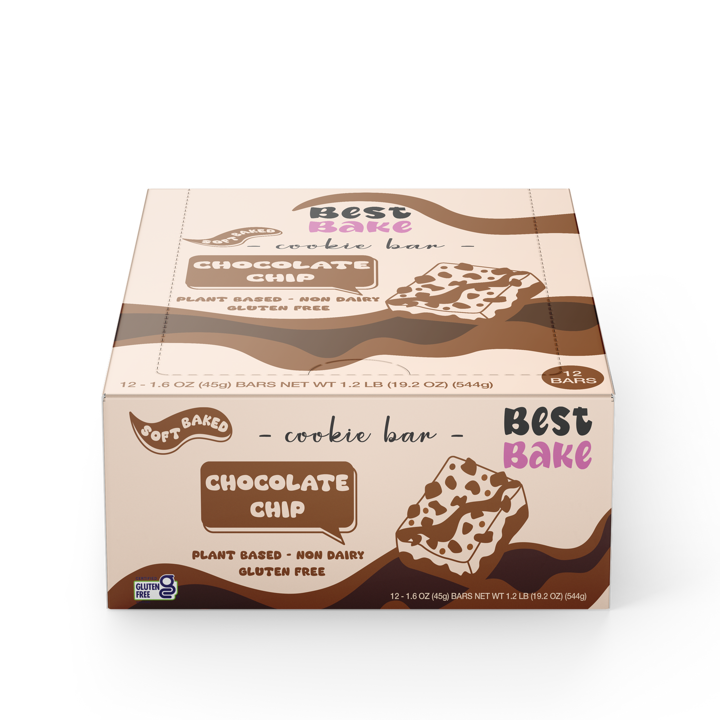 Chocolate Chip Cookie Bar 12 Pack