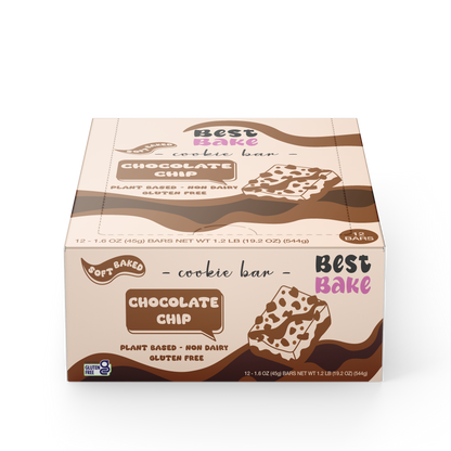Chocolate Chip Cookie Bar 12 Pack