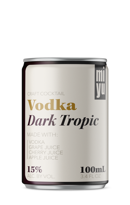 miyu Craft Cocktail - Dark Tropic 4 Pack