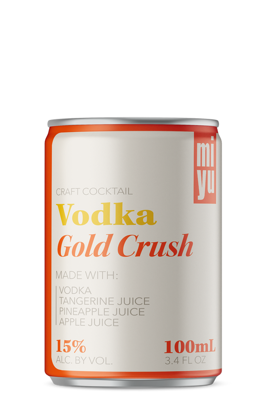 miyu Craft Cocktail - Gold Crush 4 Pack