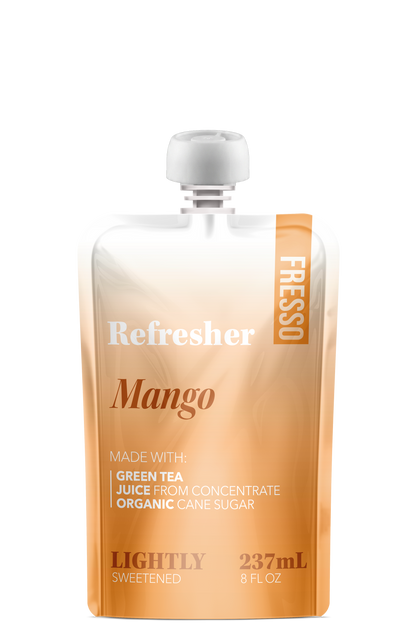 Fresso Tea Refresher - Mango 8 Pack