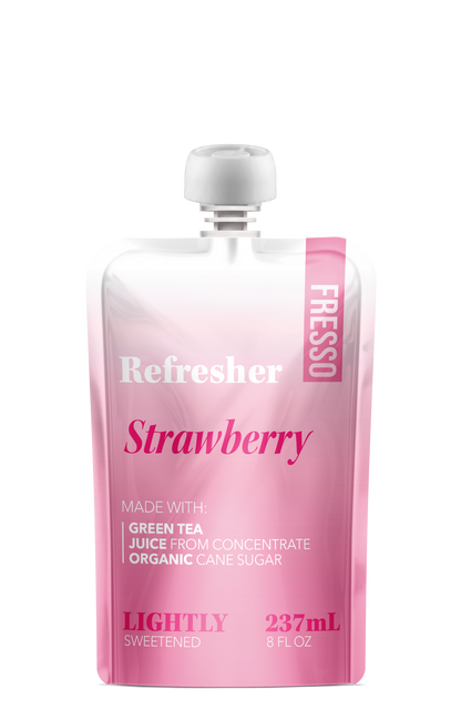 Fresso Tea Refresher - Strawberry 8 Pack