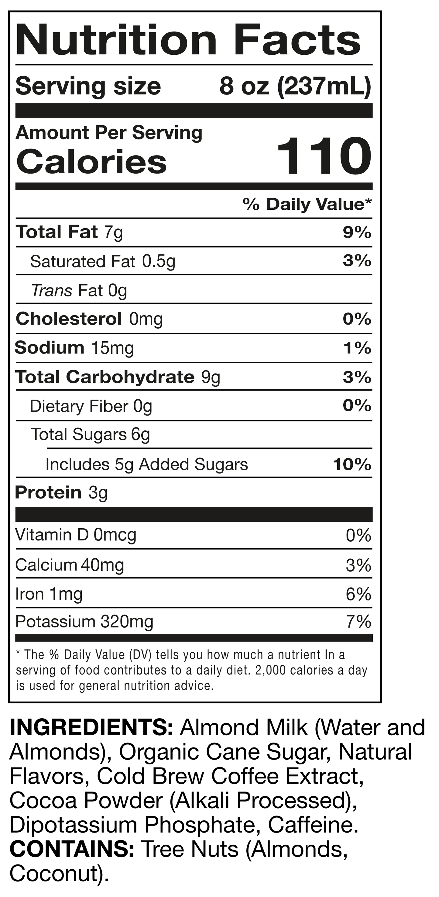 Mocha Cold Brew Coffee Latte 12 Pack