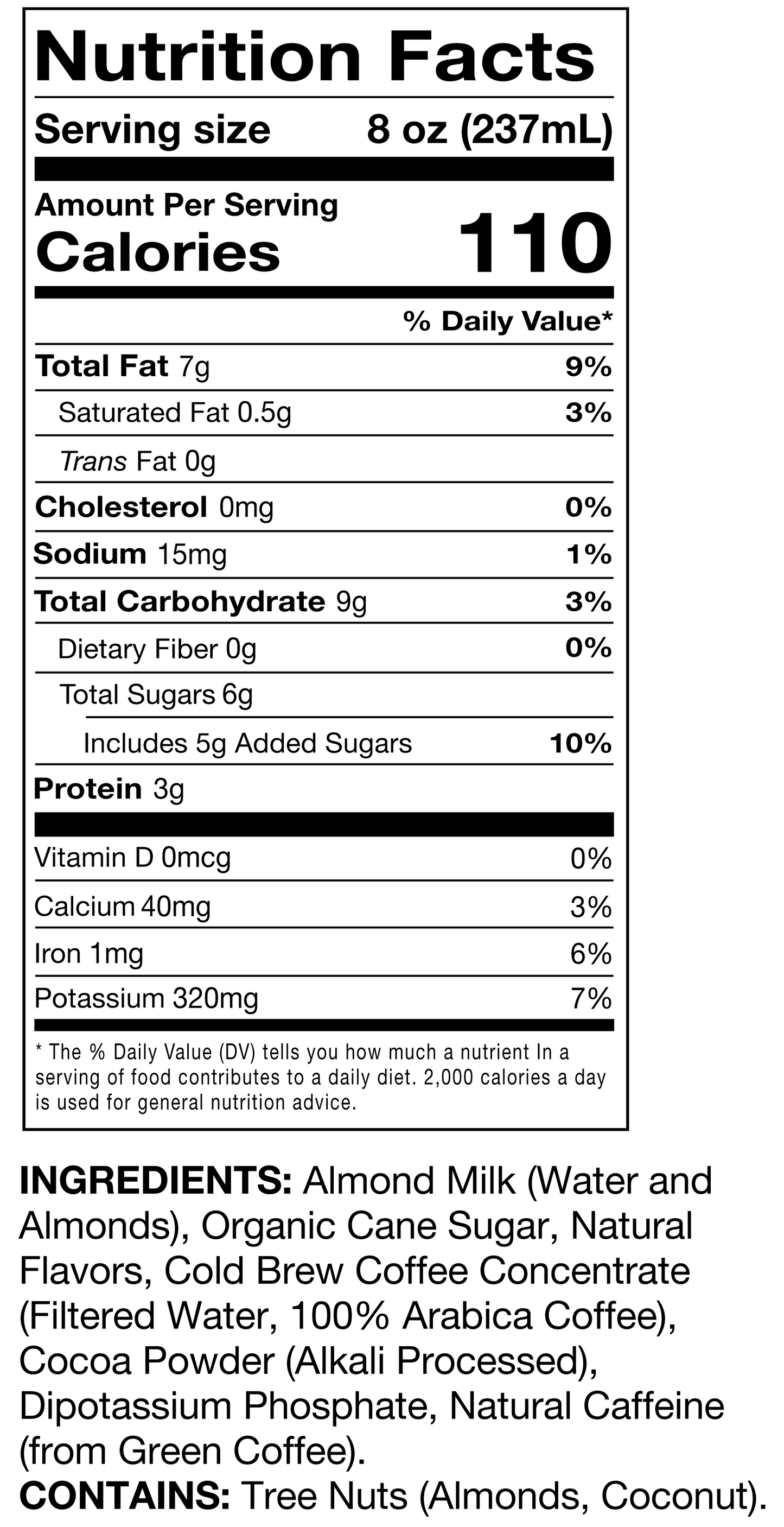 Mocha Cold Brew Coffee Latte 12 Pack