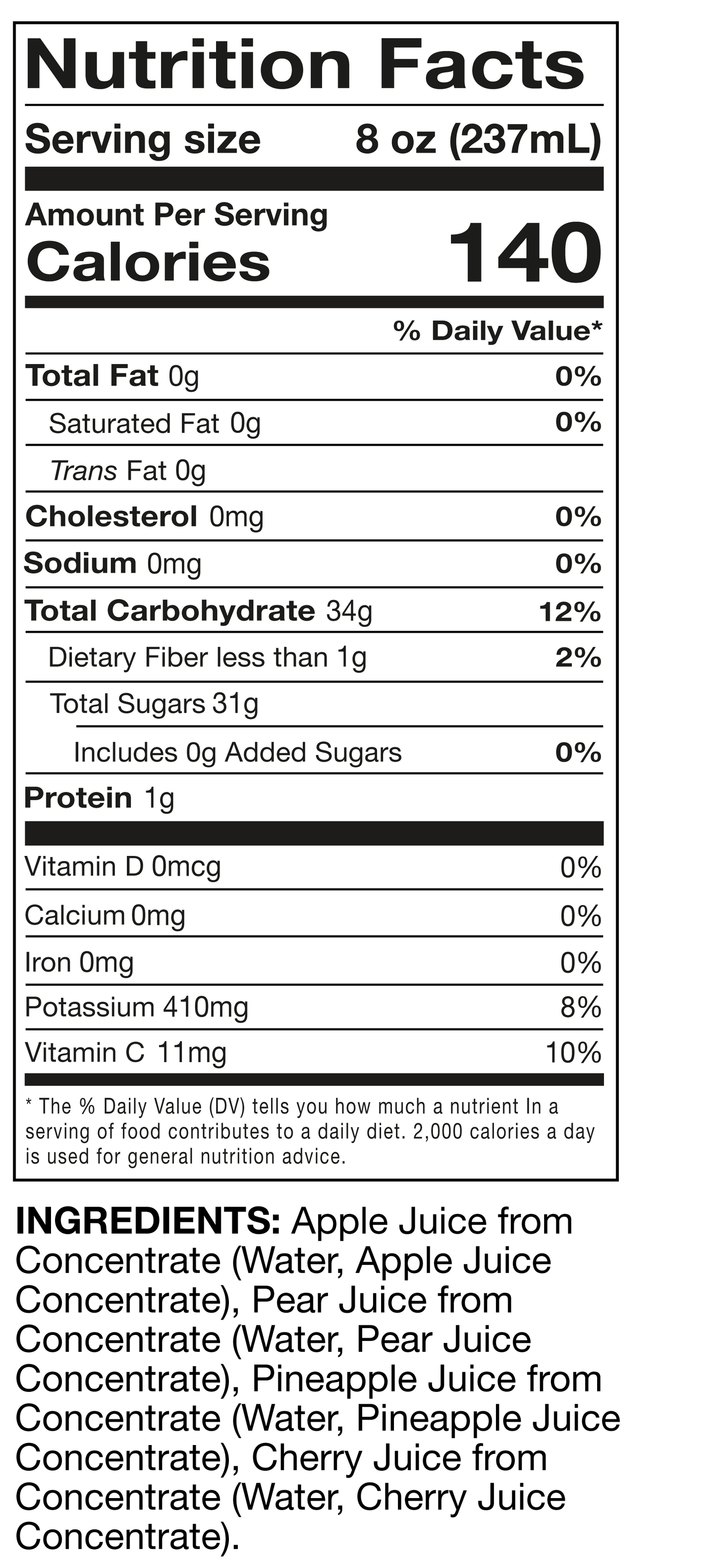 Tropical Juice 12 Pack