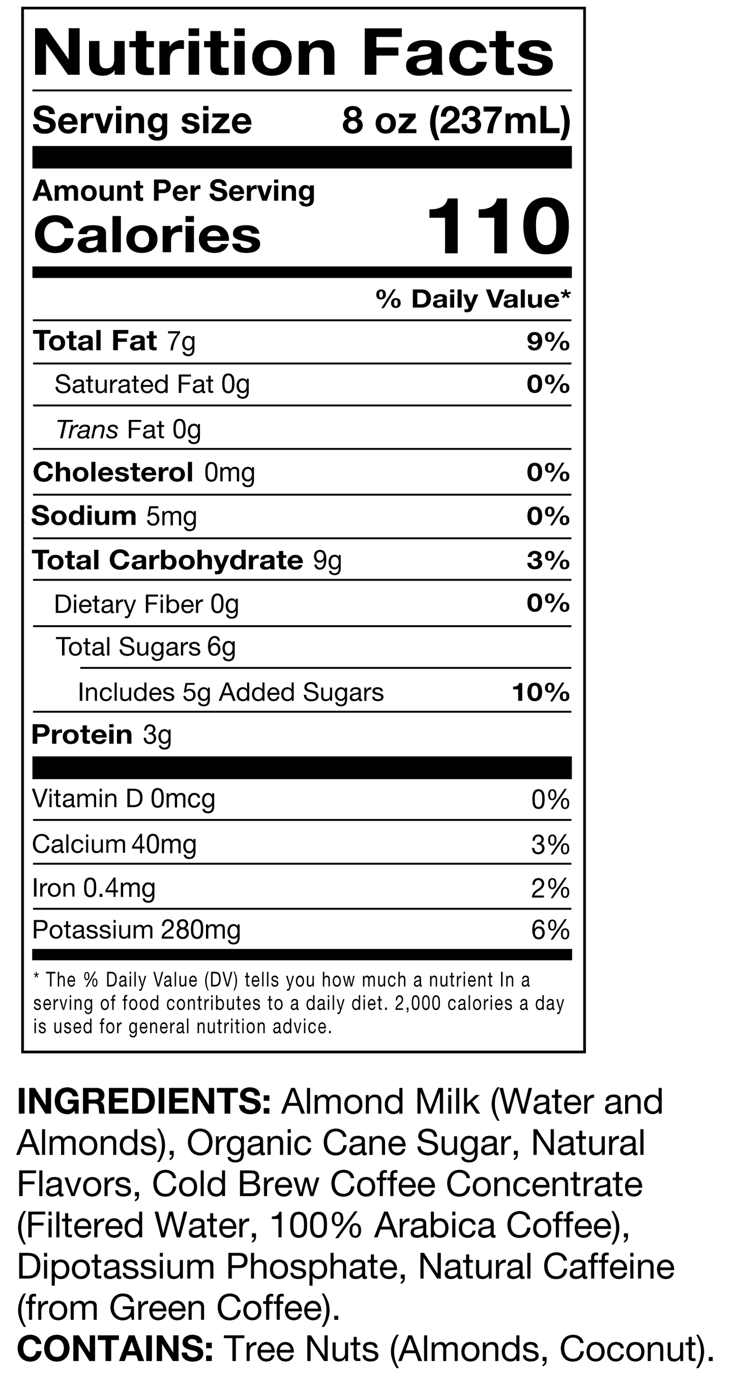 Vanilla Cold Brew Coffee Latte 12 Pack