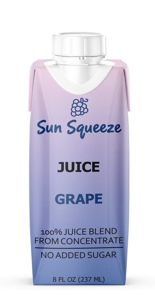 Sun Squeeze 100% Juice - Grape 4 Pack