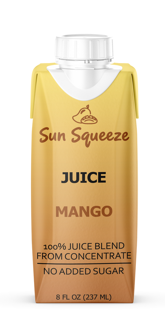 Sun Squeeze 100% Juice - Mango 4 Pack