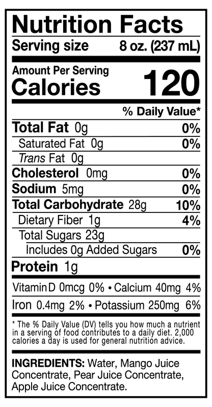 Sun Squeeze 100% Juice - Mango 8 Pack