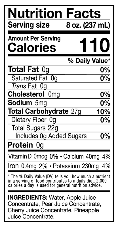 Sun Squeeze 100% Juice - Tropical 8 Pack