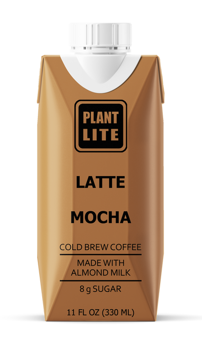 Plant Lite Cold Brew Coffee Latte - Mocha 12 Pack
