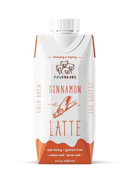 Cinnamon Cold Brew Coffee Latte