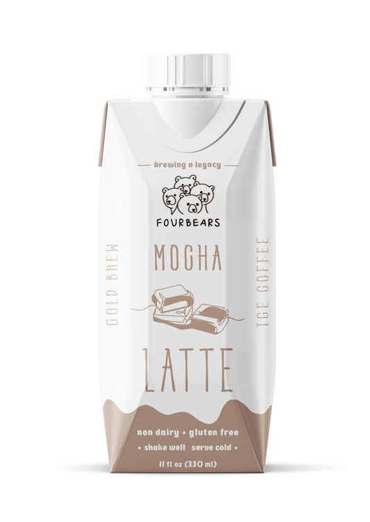 Mocha Cold Brew Coffee Latte