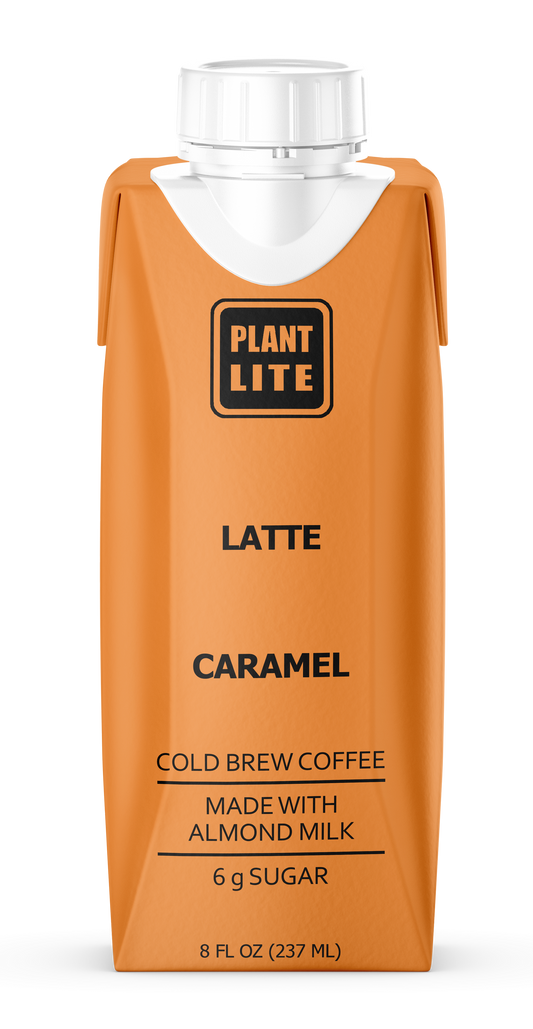 Plant Lite Cold Brew Coffee Latte - Caramel 12 Pack