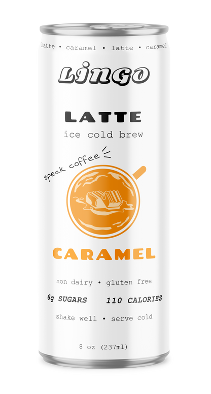Caramel Cold Brew Coffee Latte 12 Pack