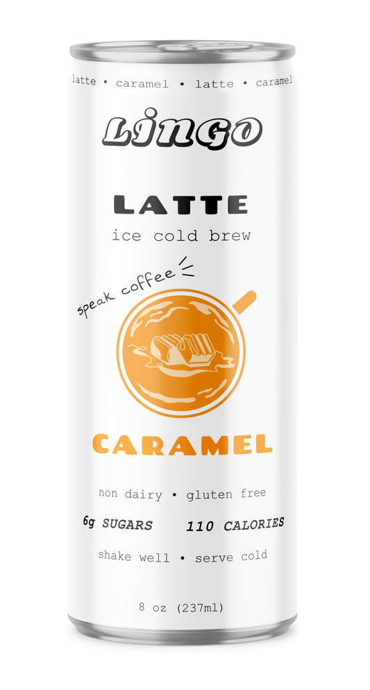 Caramel Cold Brew Coffee Latte 12 Pack
