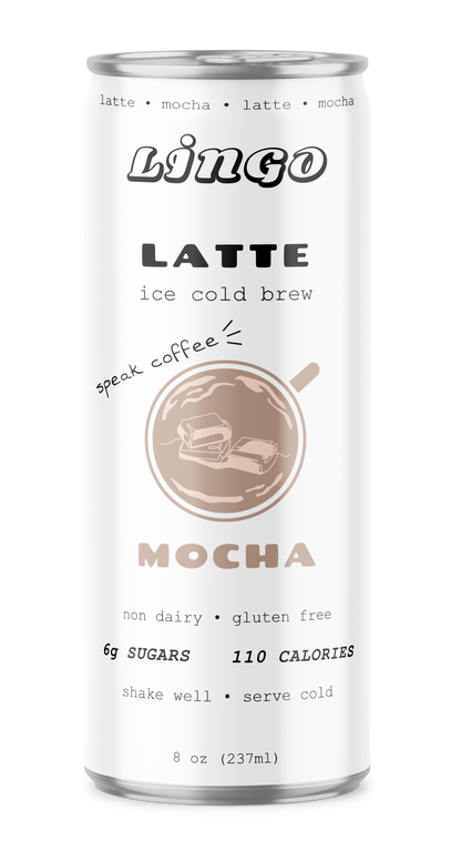 Mocha Cold Brew Coffee Latte 12 Pack