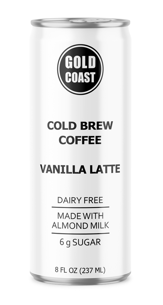 Gold Coast Cold Brew Coffee Latte - Vanilla 12 Pack
