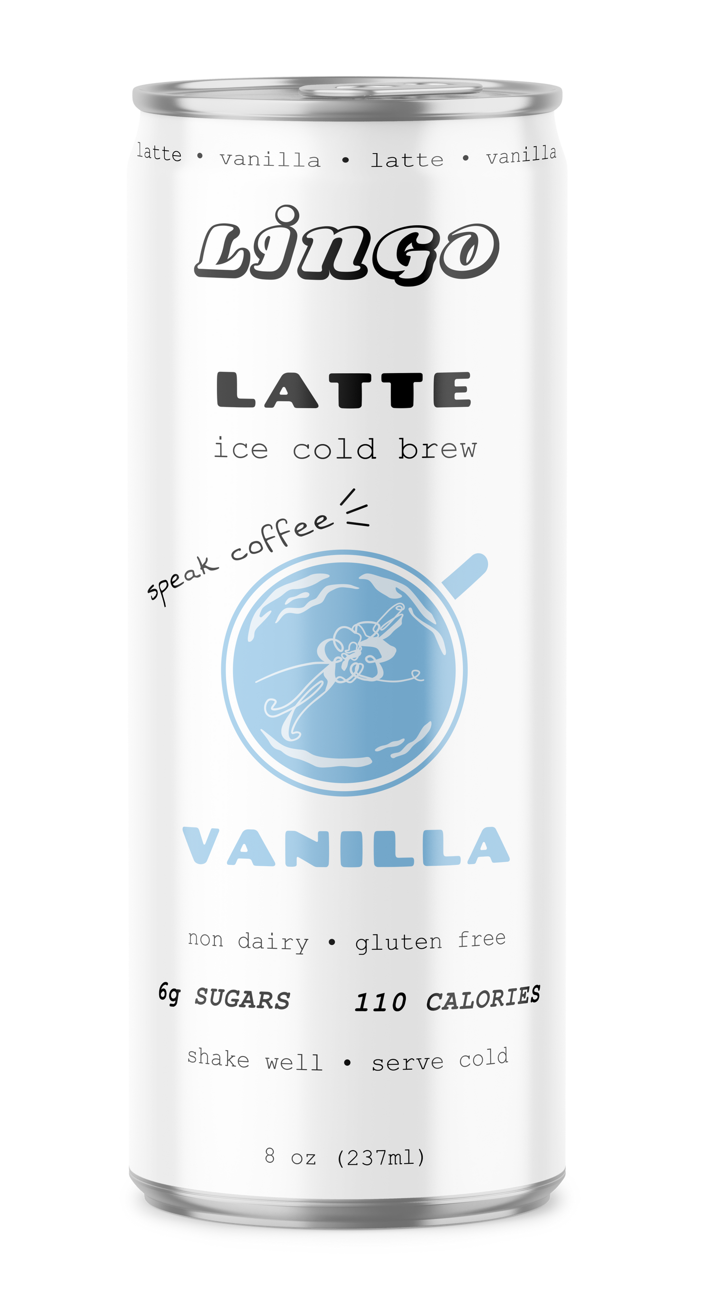 Vanilla Cold Brew Coffee Latte