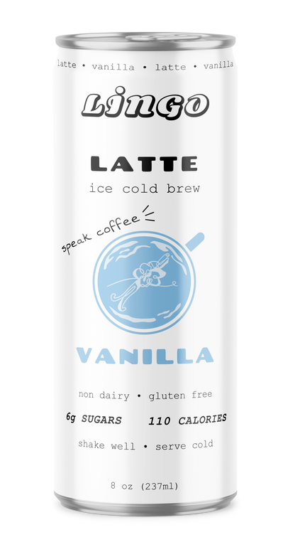 Vanilla Cold Brew Coffee Latte 12 Pack
