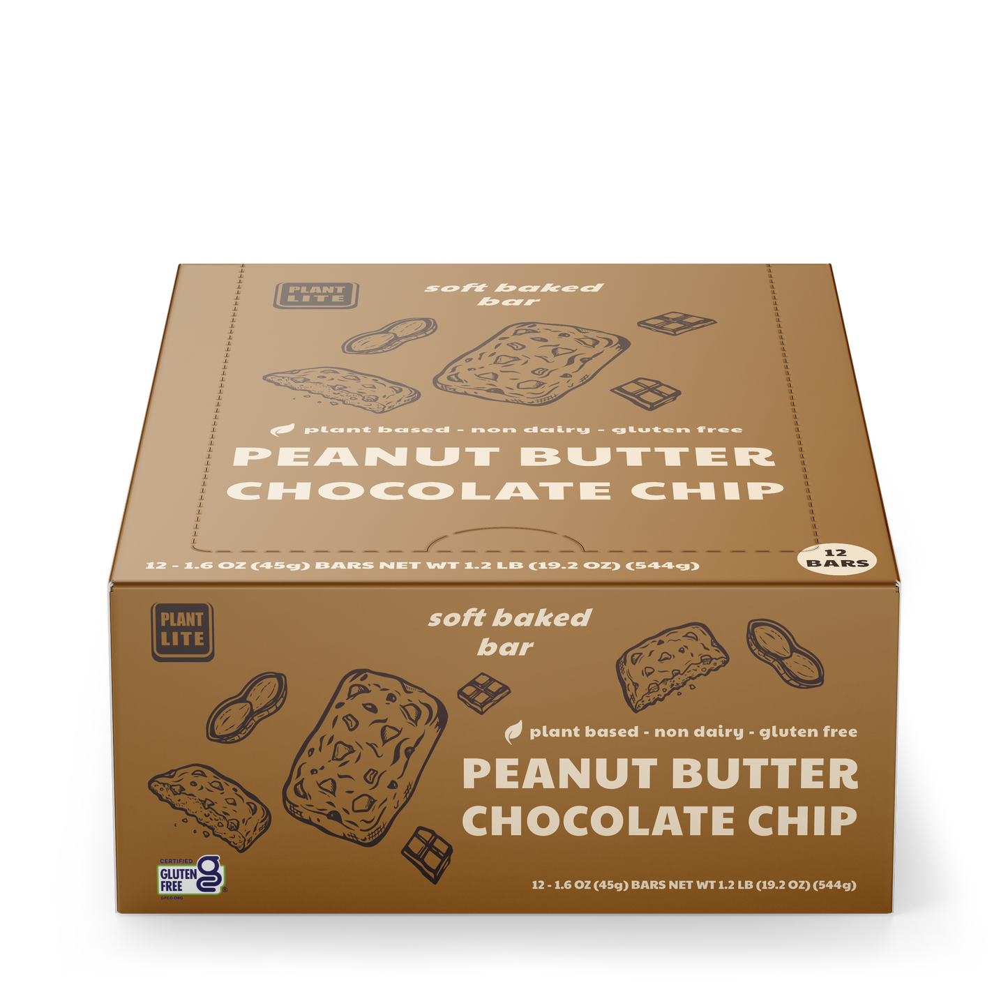 Peanut Butter Chocolate Chip Bar 12 Pack