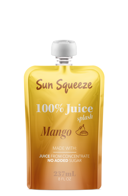 Sun Squeeze 100% Juice - Mango 8 Pack