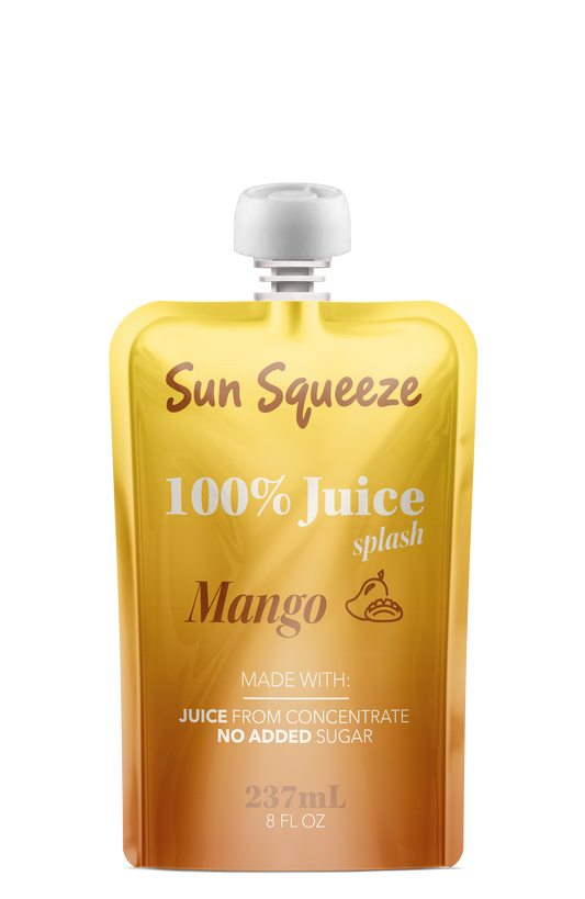 Sun Squeeze 100% Juice - Mango 8 Pack