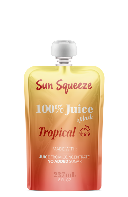 Sun Squeeze 100% Juice - Tropical 8 Pack