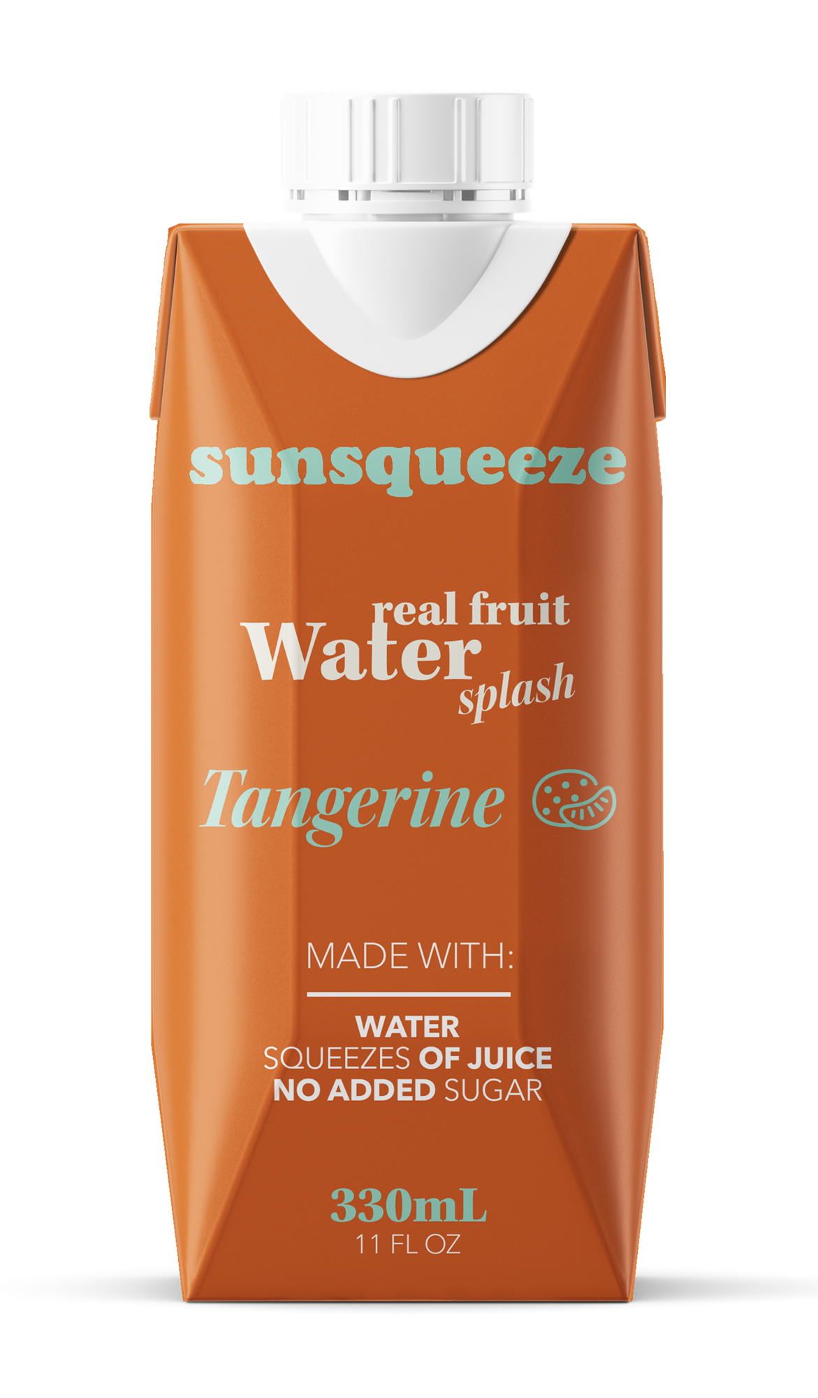 Sun Squeeze Fruit Water Splash - Tangerine 8 Pack