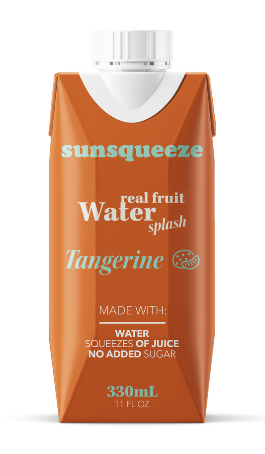 Sun Squeeze Fruit Water Splash - Tangerine 8 Pack