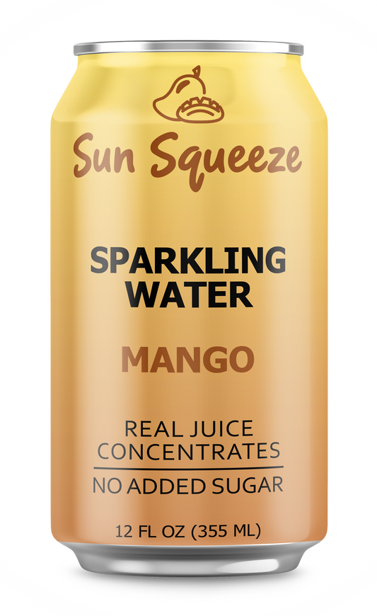Sun Squeeze Sparkling Water - Mango 12 Pack
