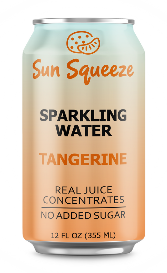 Sun Squeeze Sparkling Water - Tangerine 12 Pack